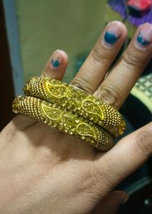 Festival Wear Golden Bangle ( 2)