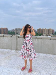 Chic Floral Print Summer Dress