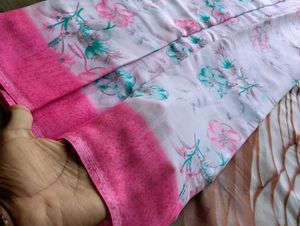 Soft Floral Printed Georgette Saree for Women