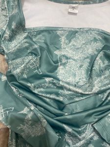 Sea Green Princess Y2k Top