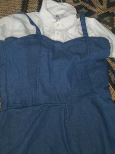 Korean style two piece dress set