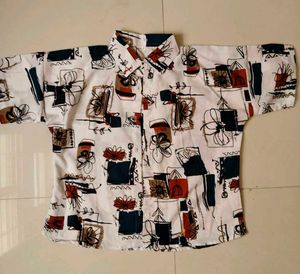 Women's Printed Short Sleeve Shirt