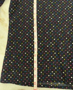 Sheer Polka Dot Bell Sleeve Top