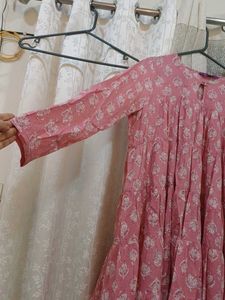 Pink Floral Kurta Set