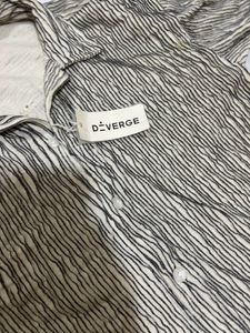 Deverge Striped Shirt - New with Tags