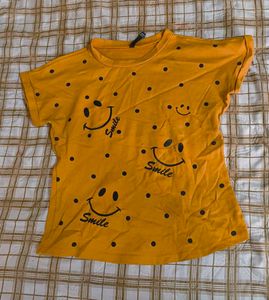 Yellow Smile Face T-Shirt