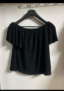 Sparkly Off-Shoulder Top
