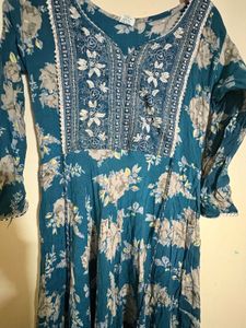 Floral Print Kurta