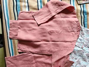 Cotton Kurta Set with Vasket