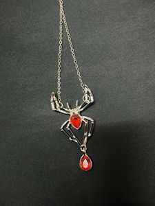 Gothic Spider Pendant Necklace