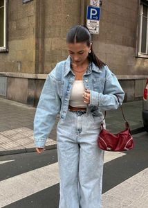 Wide Leg Denim Jeans