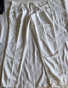 Stylish White Denim Jeans