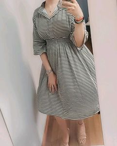 Striped Midi Dress