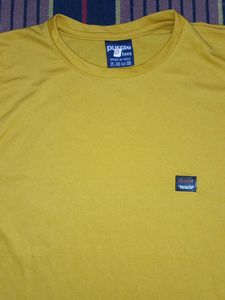 Yellow Long Sleeve Crew Neck Top