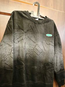 Oversized Graphic Print Sweatshirt