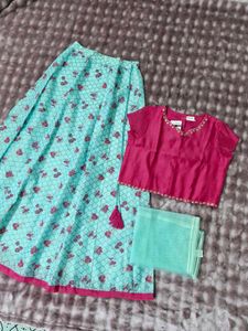 Beautiful Floral Lehenga Choli Set