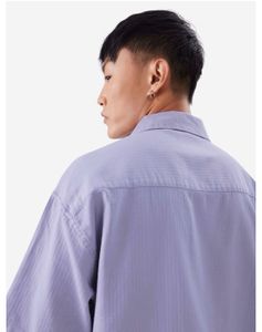 Oversized Fit Textured Shirt