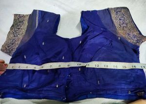 Elegant Blue banarasi Silk Saree