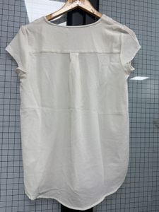 Classic White V-Neck Top