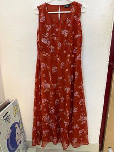 MAX Chic Floral Print Maxi Dress