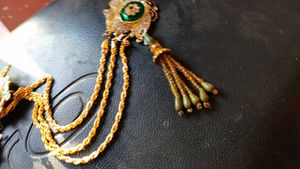 Kamarband / Saree Pin with Beaded Chains