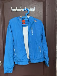 Nike Blue Windbreaker Jacket for winter