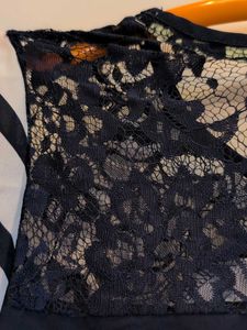 Trending Striped Lace Top From USA