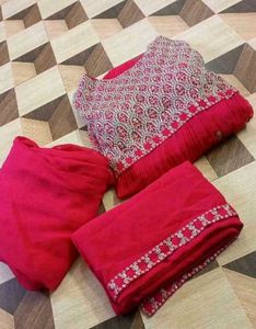 Price reduced Elegant Pink Embroidered Suit