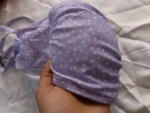 🎀BUY '1' GET '1' FREE Lilac Polka Dot Bikini Top