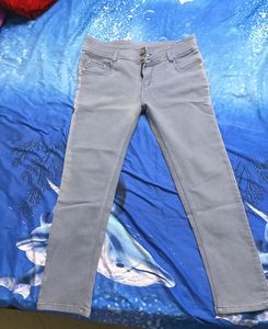 Stylish Grey Denim Jeans