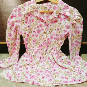 Flower Printed Top