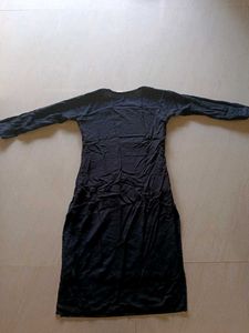 Black Embroidered Kurta for Women