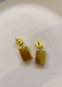 New Elegant Pink Crystal Drop Earrings And Ring