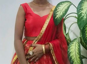Elegant Red lahenga