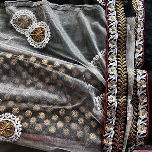 Elegant Embroidered Sarees