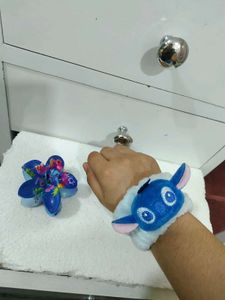 Cute Blue Stitch Hair Claw Clip