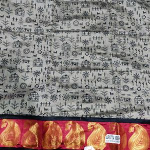 Dress material with Traditional Print