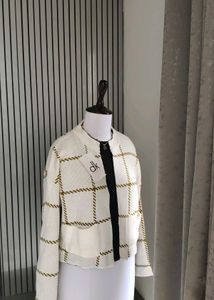 Vintage Checkered Open Front Cardigan🇸‌🇦‌🇱‌🇪