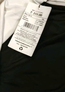 black crop top XXL size