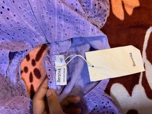 Bershka Lavender Top
