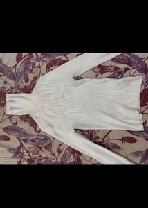 Ribbed Turtleneck Top