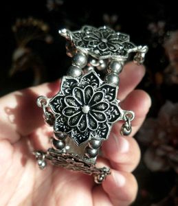 Silver Bracelet with Charms