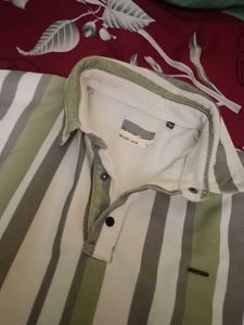 Men's Striped Polo Shirt