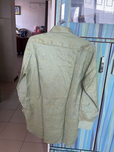 Men's Light Green Kurta Shirt