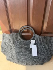 Outry by AZORTE Black Crochet Hobo Bag