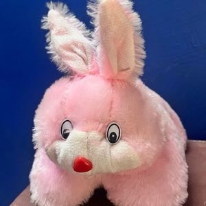 Cute Pink Bunny Plush Toy