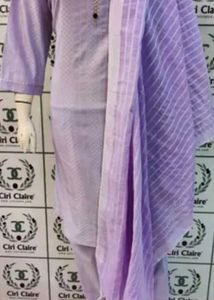 Lavender Salwar Suit Set