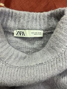 ZARA Lilac Pullover Sweater
