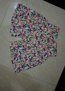 women's Playful Butterfly Print Shorts