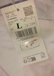 Mango one shoulder top